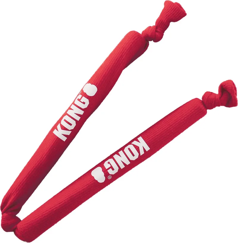 Signature Crunch Rope Double - Hondenspeelgoed - 89 cm Rood Medium by KONG in Blue – product photo