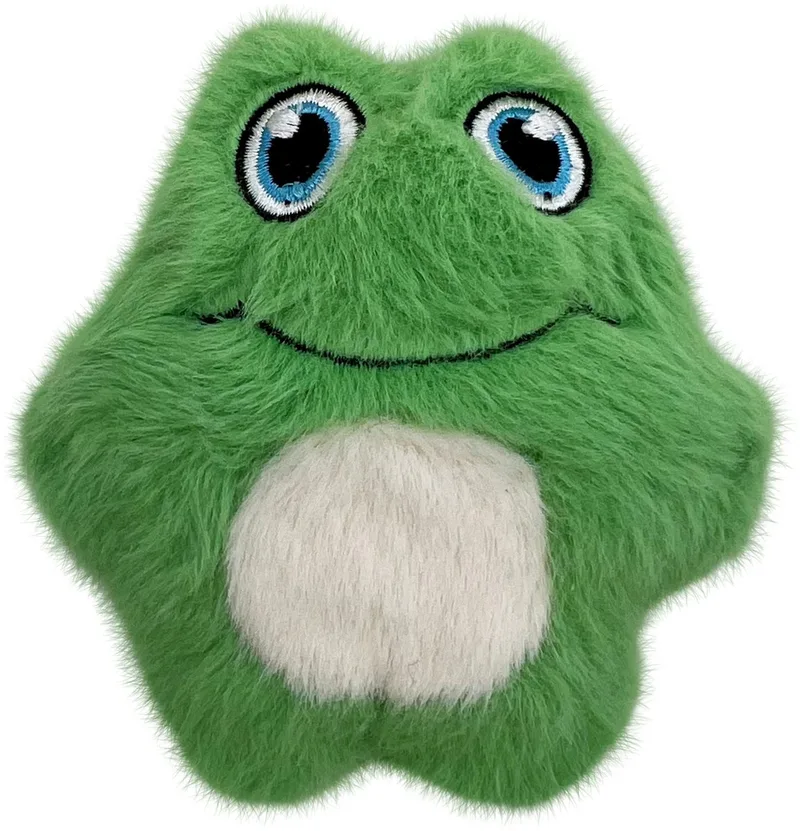 Snuzzles Mini Frog - Hondenspeelgoed - Xsmall by KONG in Green – product photo