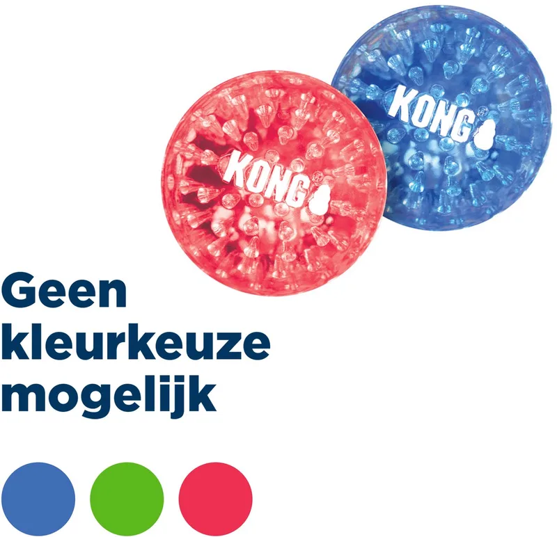 Squeezz Geodz - Hondenspeelgoed - 2 stuks Large de KONG en Vert – photo produit