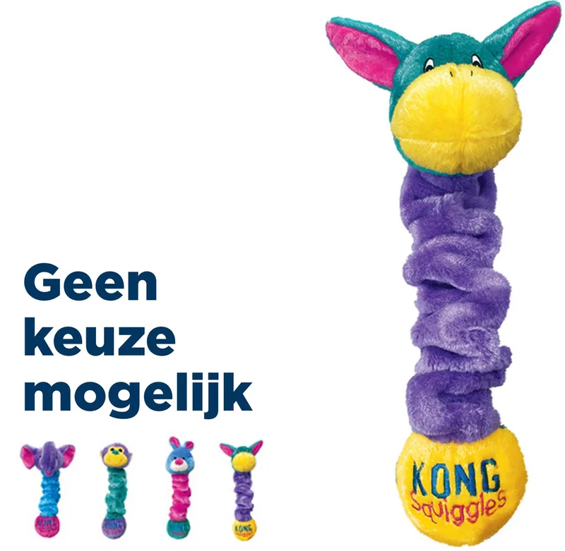 Squiggles - Hondenspeelgoed - S - 23 cm by KONG in Assorti – product photo