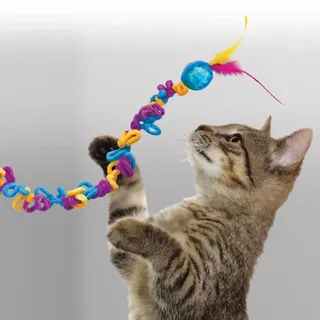 Teaser Loopz - Kattenspeelgoed - 14 cm von KONG in Blau – Produktfoto 3 von 3