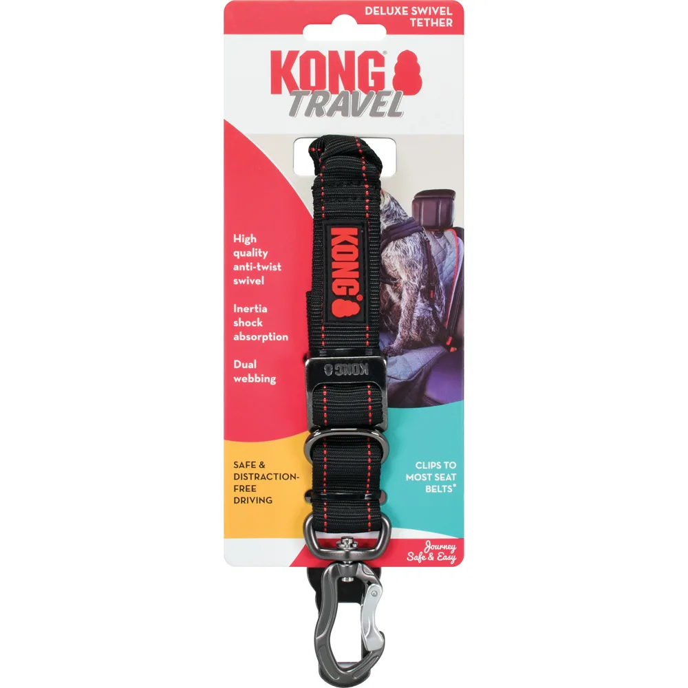 Travel Deluxe draaibaar harnas ca. 130cm hond de KONG – photo produit