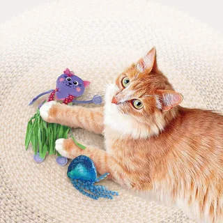 Tropics Hula Katten Speelgoed 2 Eenheden by KONG – product photo 2 of 2