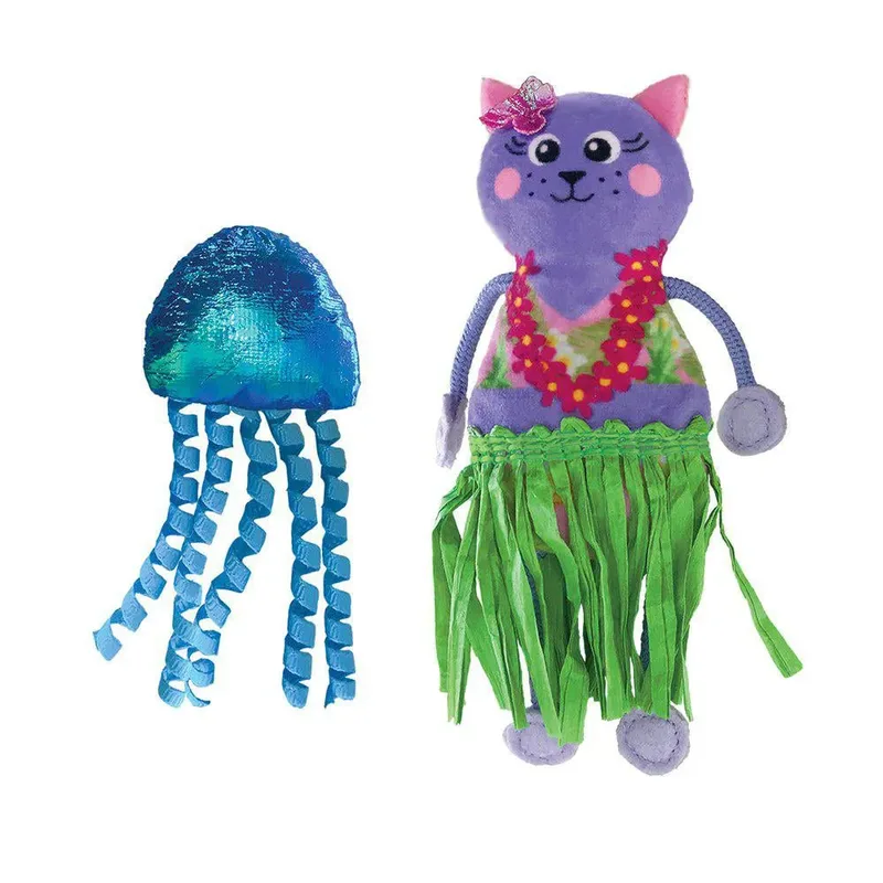 Tropics Hula Katten Speelgoed 2 Eenheden by KONG – product photo 1 of 2