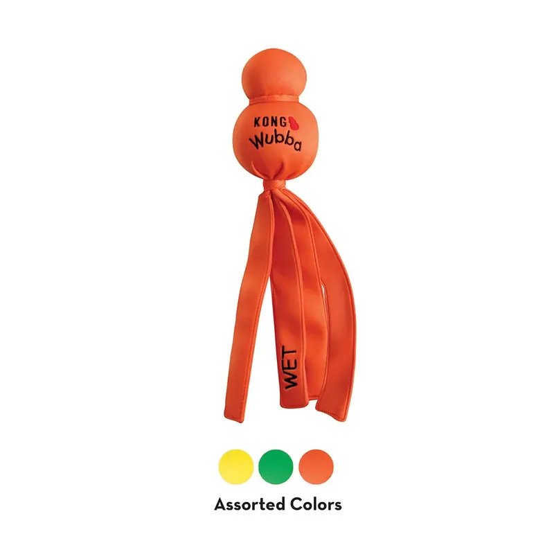 Water Wubba Hondenspeeltje - 241x131x81 mm - Oranje by KONG in Multicolour – product photo 2 of 4