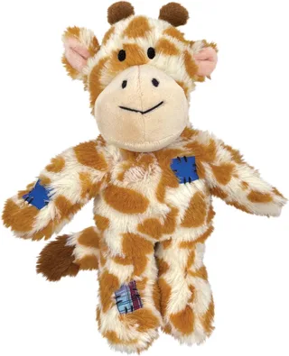 Wild Knots Giraffe | Sterk Pluche Hondenspeelgoed - Geel von KONG in Giraf – Produktfoto 1 von 3