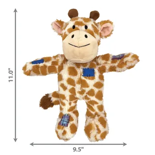Wild Knots Giraffe | Sterk Pluche Hondenspeelgoed - Geel von KONG in Giraf – Produktfoto 2 von 3
