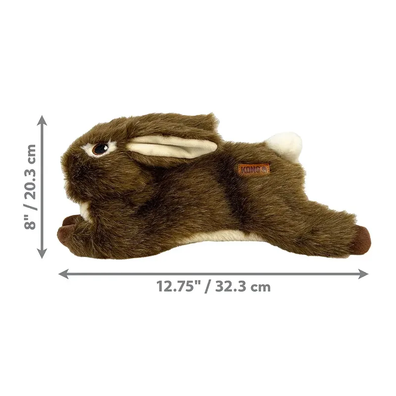 Wild Rabbit - Hondenspeelgoed - M by KONG in Brown – product photo 2 of 3