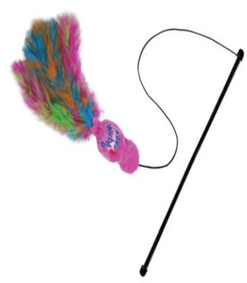 Wubba Boa Tease - Katten - Lokaas Speeltje - 45cm de KONG en Rose – photo produit