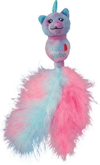 Wubba Caticorn - Kattenspeeltje - 23 cm de KONG en Bleu – photo produit 1 sur 3