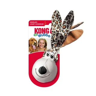 Wubba Floppy Ears - Hondenspeelgoed - 22.4 cm - Willekeurige Variant - 1 Stuk de KONG en Bleu – photo produit 4 sur 4