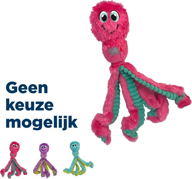 Wubba Octopus - Hondenspeelgoed - Assorti Large by KONG in Blue – product photo