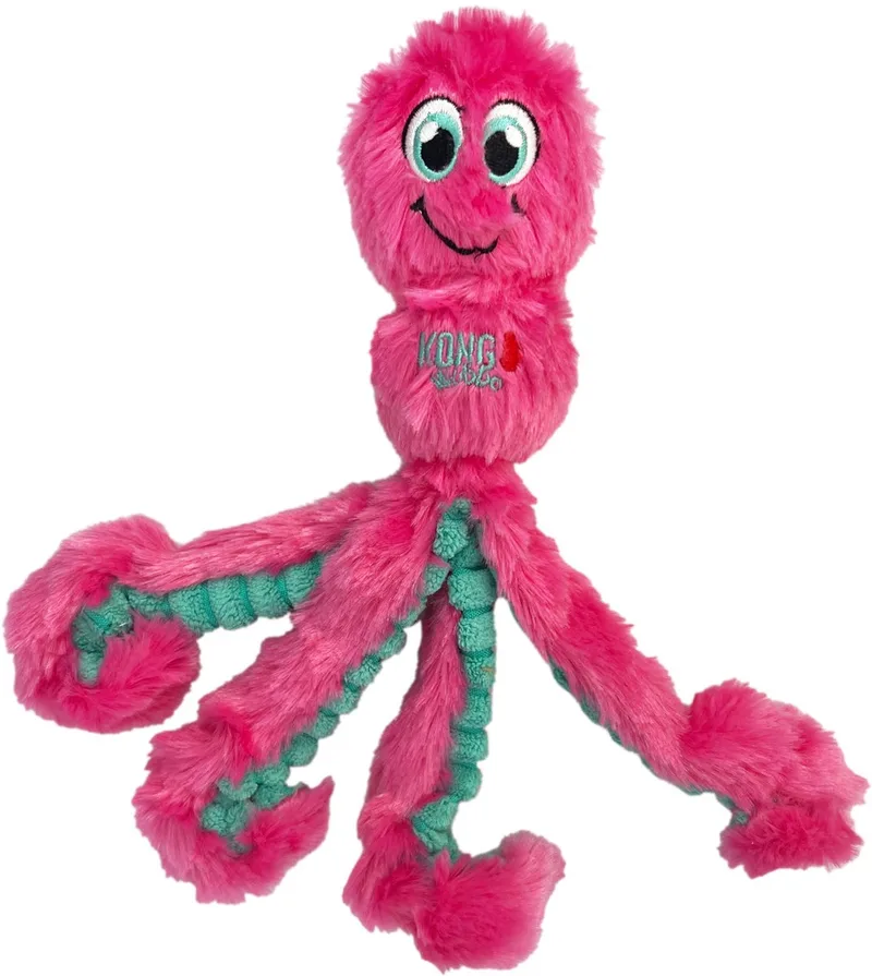 Wubba Octopus - Hondenspeelgoed - Small by KONG in Blue – product photo