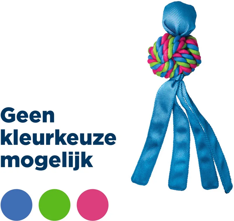 Wubba Weaves - Hondenspeelgoed - L - 41 cm - Assorti by KONG in Blue – product photo 1 of 5