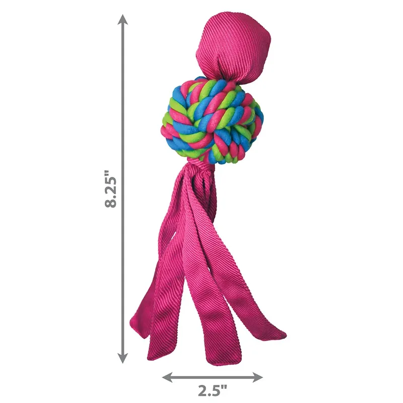 Wubba Weaves - Hondenspeelgoed - L - 41 cm - Assorti by KONG in Blue – product photo 3 of 5