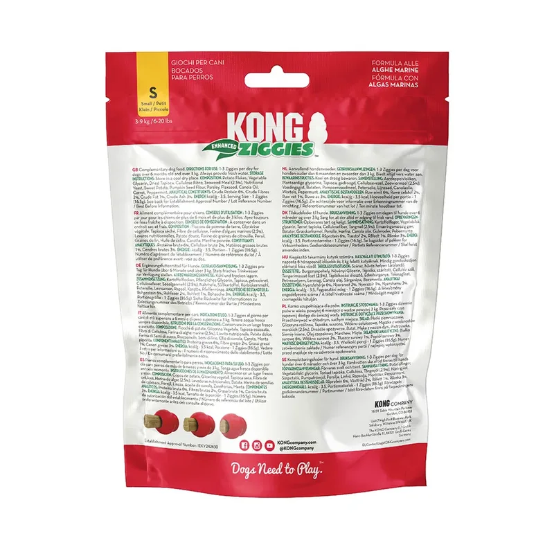 Ziggies - Hondensnacks - Natural 198 g 12 stuks S de KONG – photo produit 6 sur 6