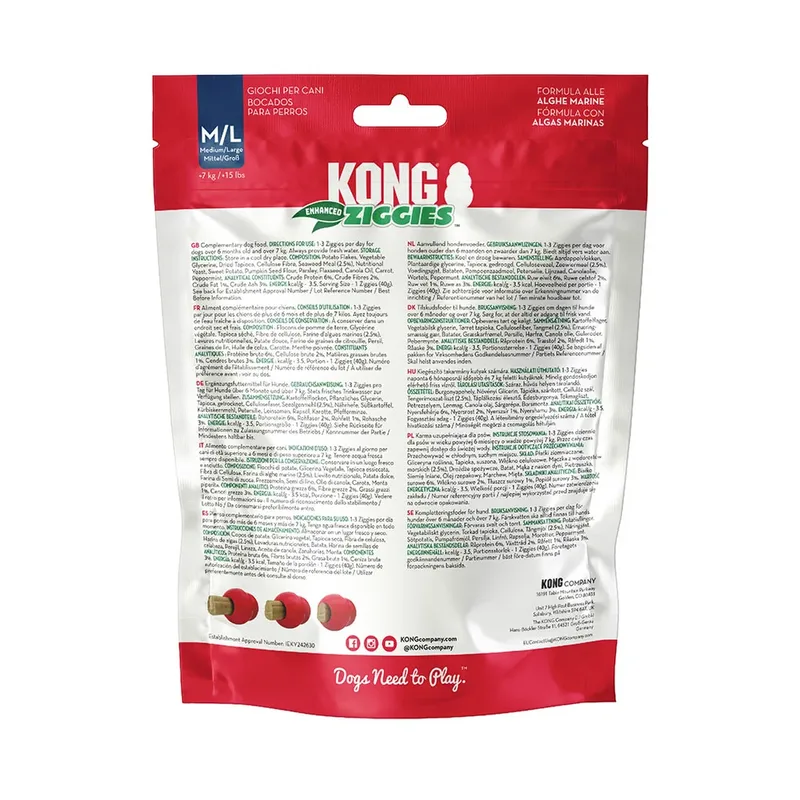 Ziggies - Hondensnacks - Natural 227 g 5 stuks M/L de KONG – photo produit 4 sur 4