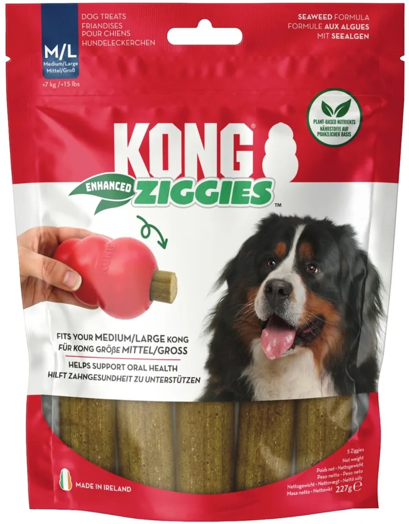 Ziggies - Hondensnacks - Natural 227 g 5 stuks M/L de KONG – photo produit 1 sur 4