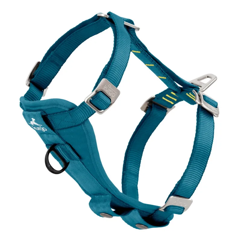 Anti Zug Geschirr M van Kurgo in Blauw, Regular – productfoto