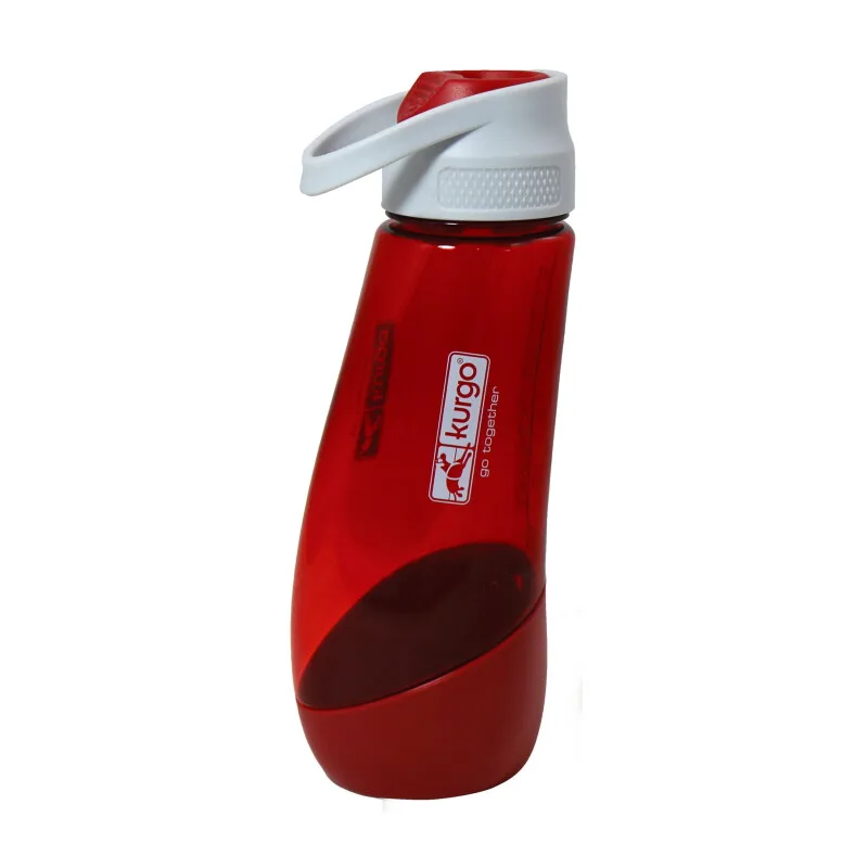 Gourd Wasserflasche und -napf für Hunde rot by Kurgo in Regular – product photo