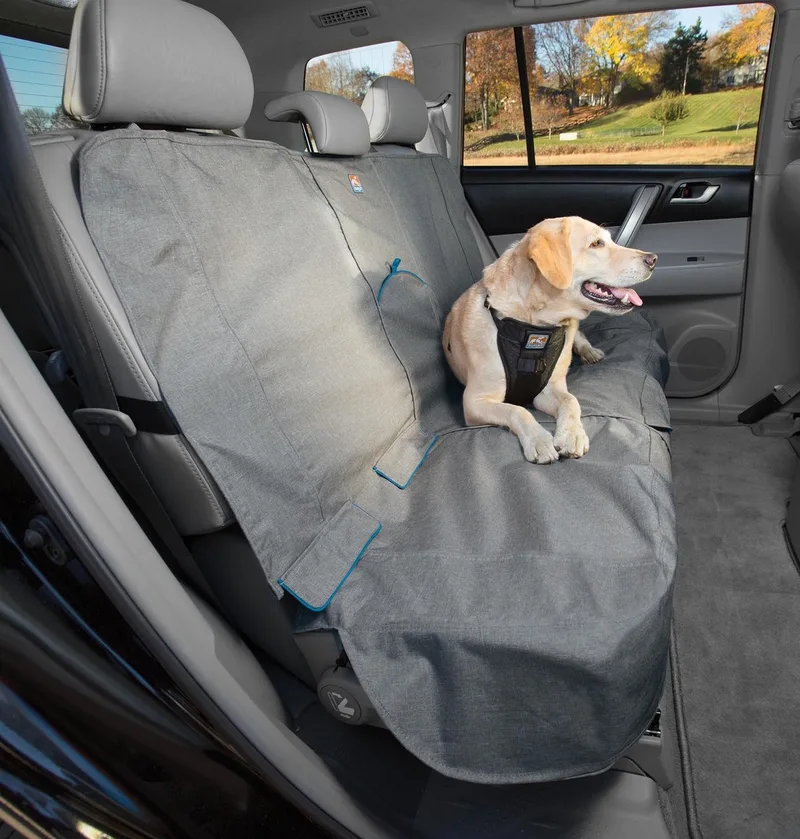 Heather Bench Seat Cover - Grey by Kurgo in Blue, Grey – product photo