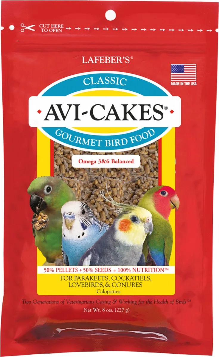 Avi-Cakes Classic Cockatiel - Vogelvoer fra Lafeber – produktbillede