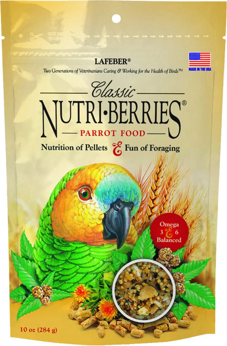 Classic Nutri-Berries Parrot - Vogelvoer - 284 g by Lafeber – product photo