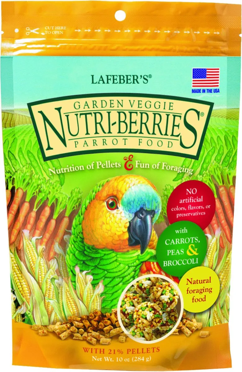 Garden Veggie Nutri-Berries Parrot - Vogelvoer - 284 g von Lafeber – Produktfoto