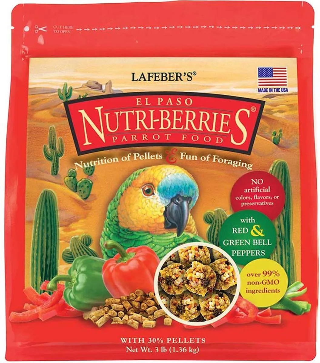 Nutri-Berries El Paso - Papegaai - 1,36 kg de Lafeber – photo produit