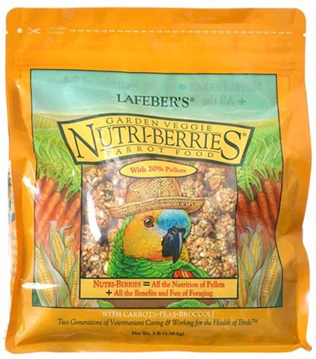 Nutri-Berries Garden Veggie - Papegaai - 1,36 kg by Lafeber – product photo