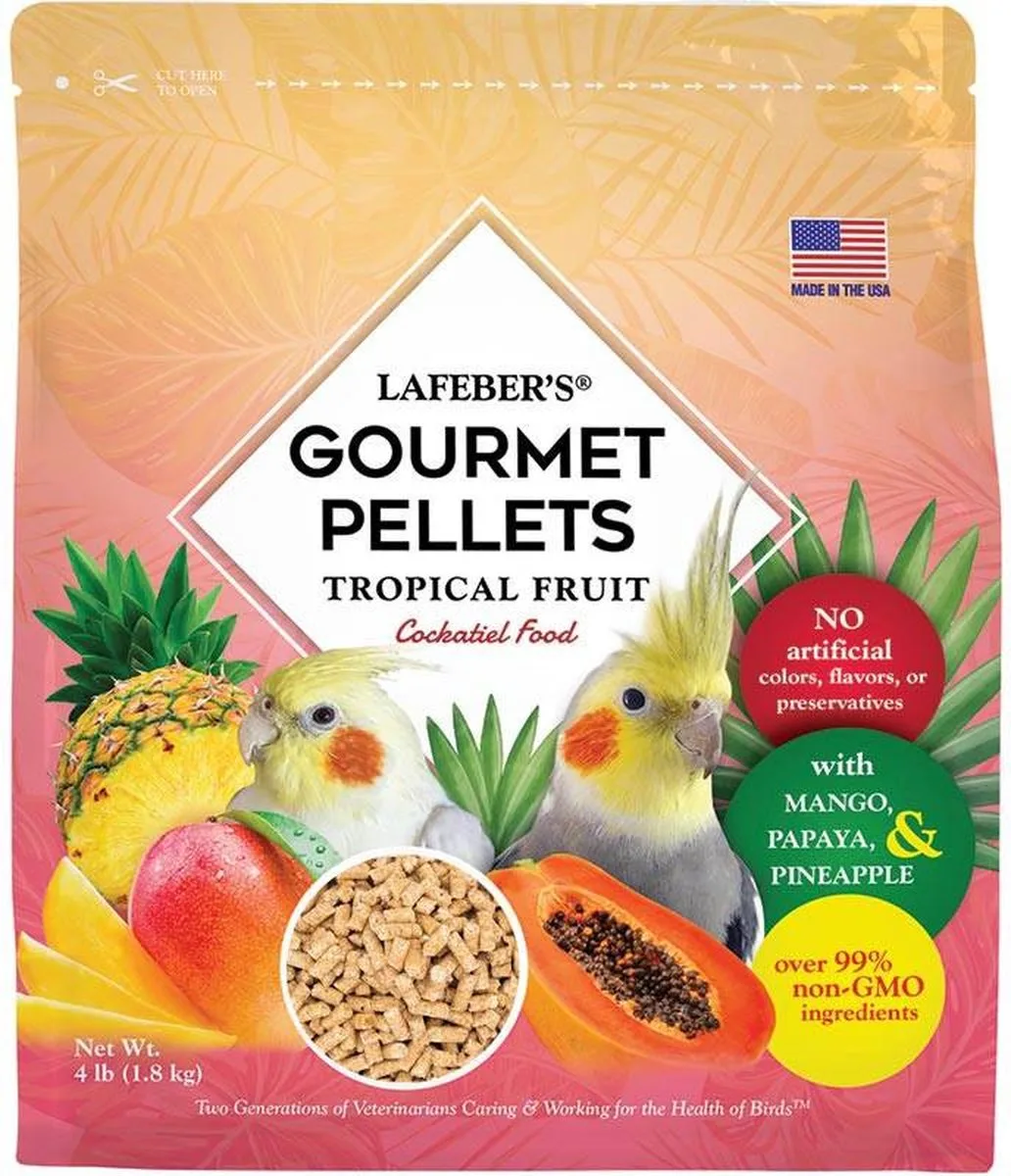 Tropical Fruit Gourmet Pellets Cockatiel 1.8 kg by Lafeber – product photo