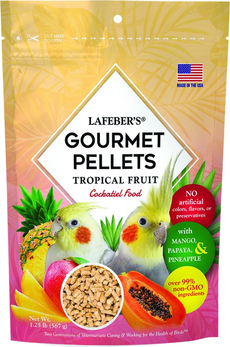 Tropical Fruit Gourmet Pellets Cockatiel - Vogelvoer - 567 g by Lafeber – product photo