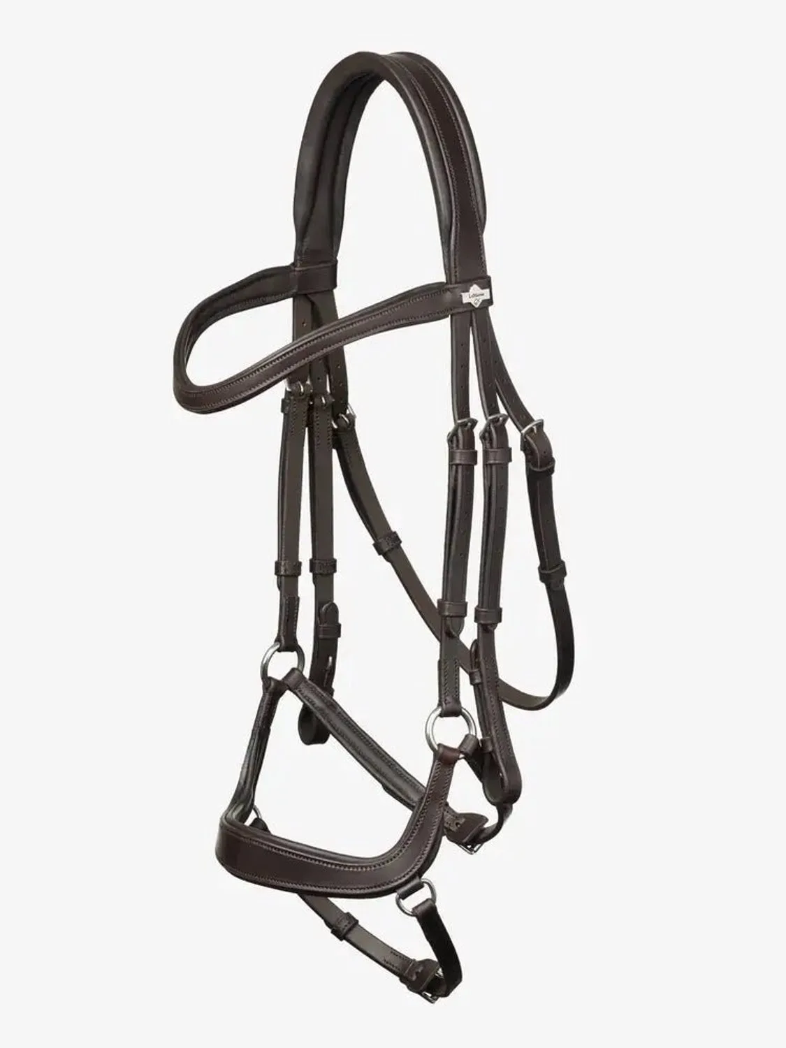 Arika Drop Hoofdstel Full van LeMieux in Bruin, Zilver – productfoto