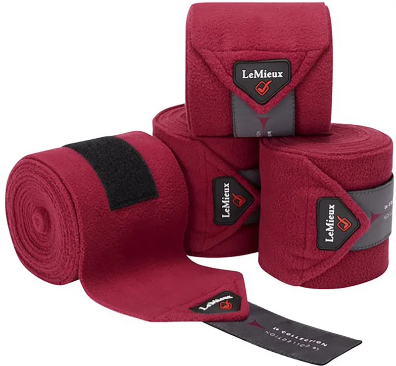 Bandages Lemieux Luxury by LeMieux in Donkerrood – product photo