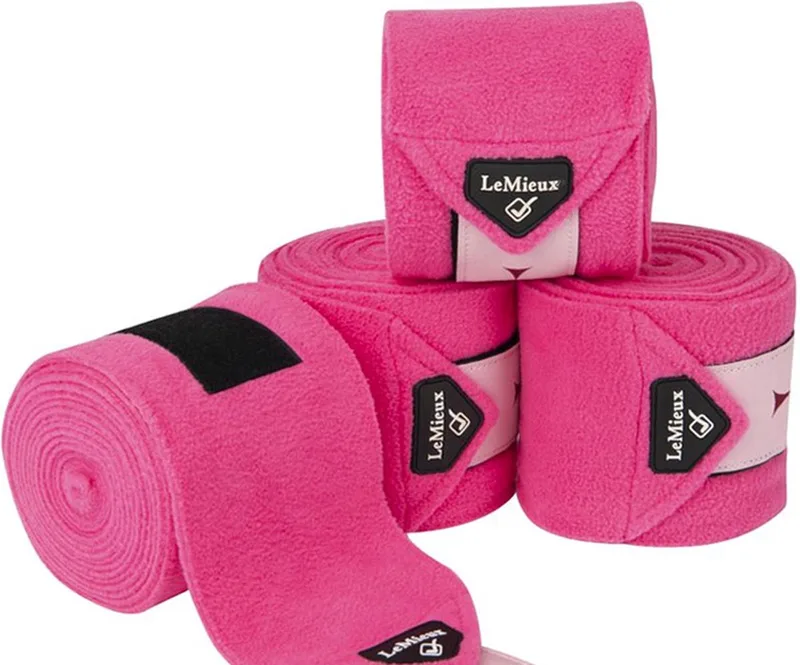 Bandages Polo - paard de LeMieux en Rose – photo produit