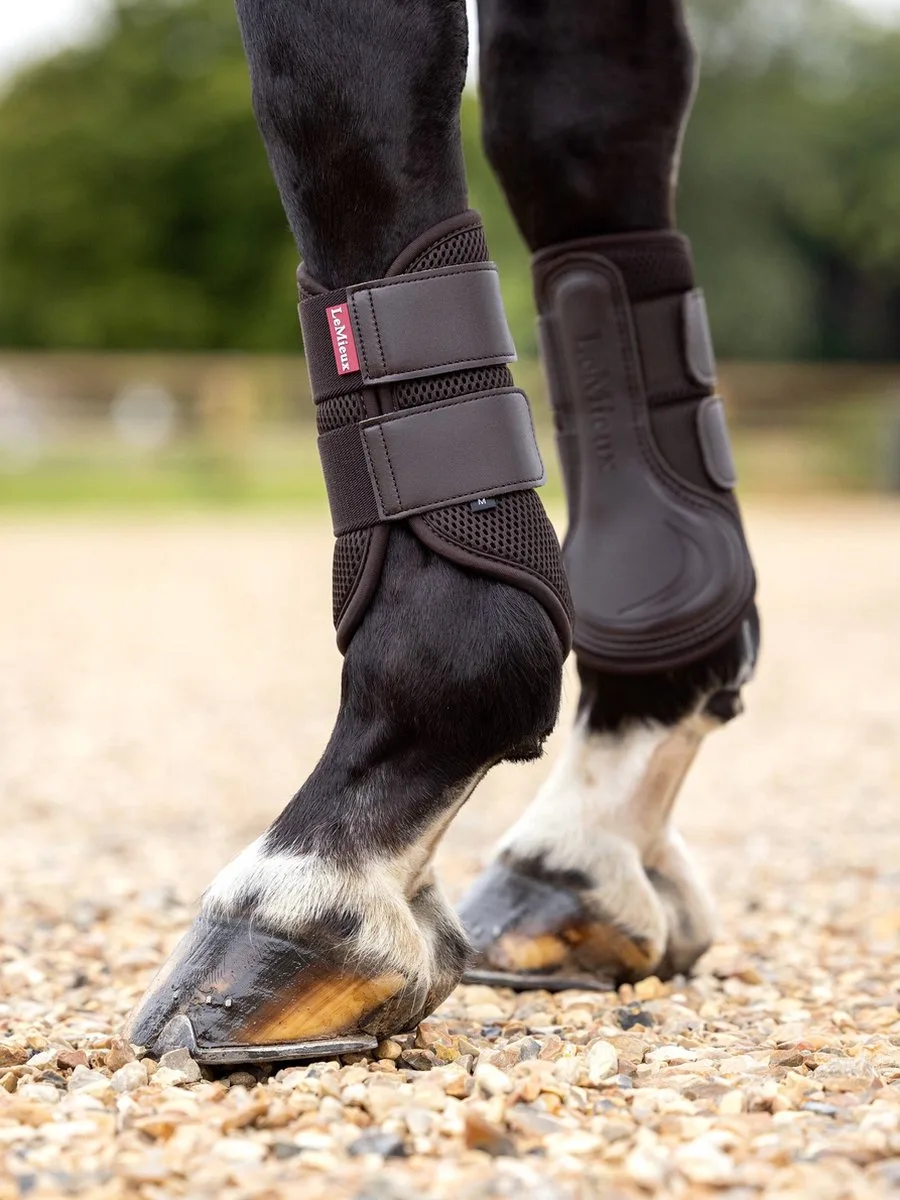 Beenbeschermers Lemieux Mesh Brushing von LeMieux in Weiß – Produktfoto