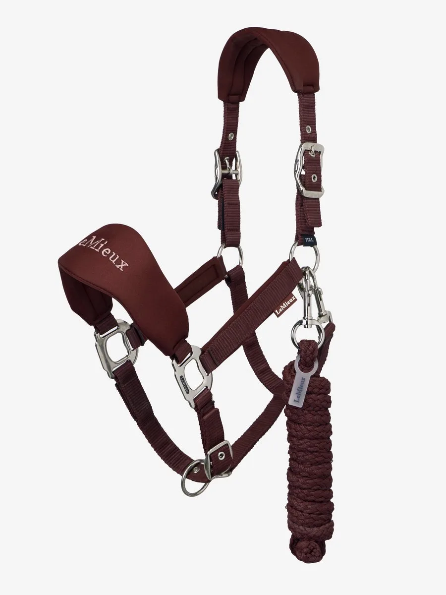 Breakaway Vogue Halster met Halstertouw AW26 Cob by LeMieux in Bramble – product photo