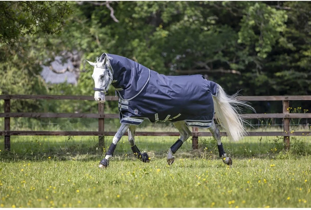 Deken Turnout Arika Storm-tek 350gr - 191 de LeMieux en Bleu foncé – photo produit