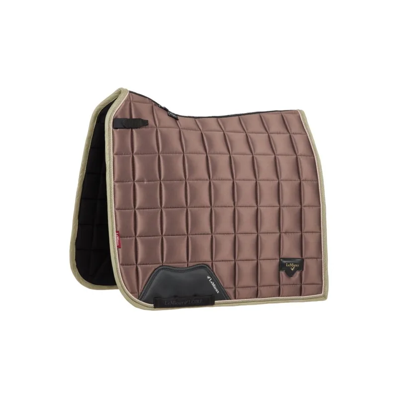 Dressurschabracke Loire Classic Square Pony von LeMieux in Braun, Regular – Produktfoto