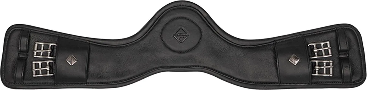 Dressuursingel Gel-Tek Black - 60 CM | Singels paard från LeMieux i Svart, Brun – produktbild