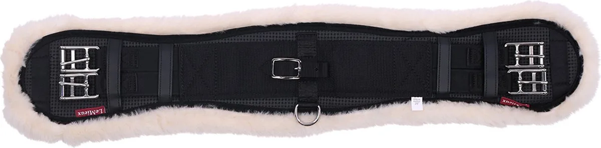 Dressuursingel ProLambs Black/Naturel - 55 | Singels paard van LeMieux in Zwart-beige – productfoto