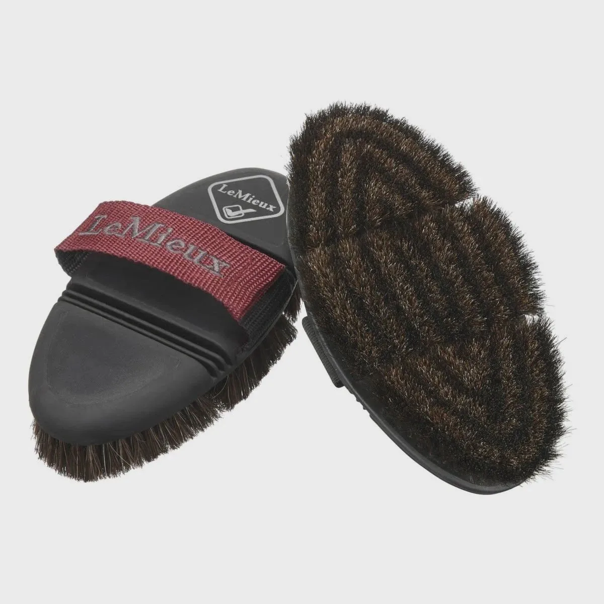 Flexi Paardenhaar Body Brush van LeMieux in Apricot – productfoto