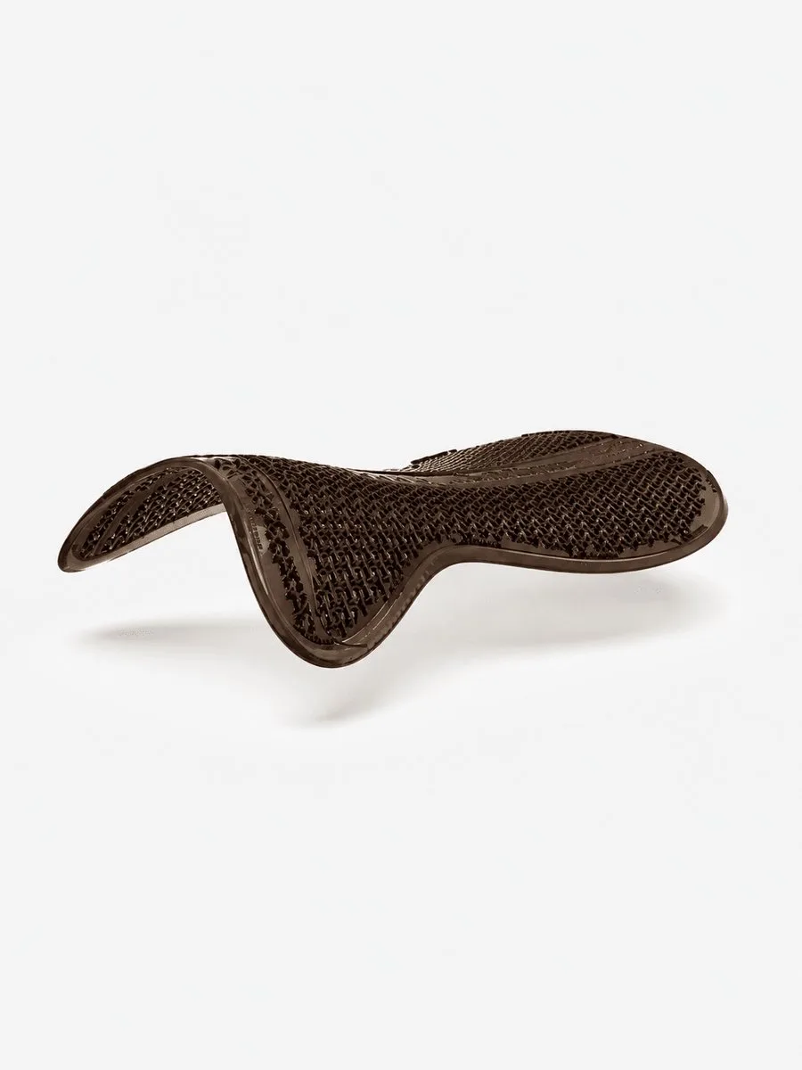 Gel-Tek Shaped Half Pad by LeMieux in Brown – product photo