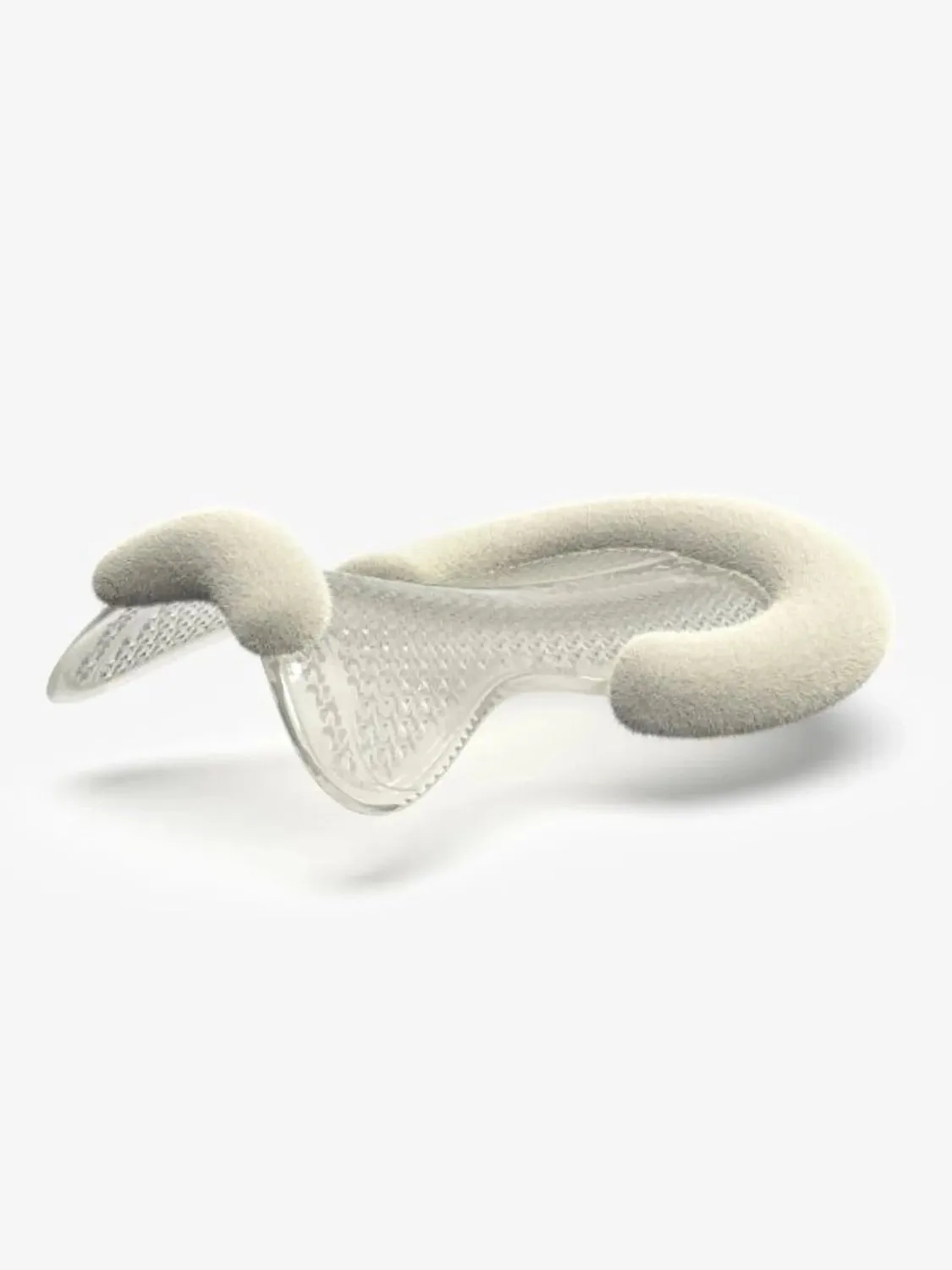 Gel-Tek Shaped Vegan-Wool Half Pad Full by LeMieux in Natural – product photo