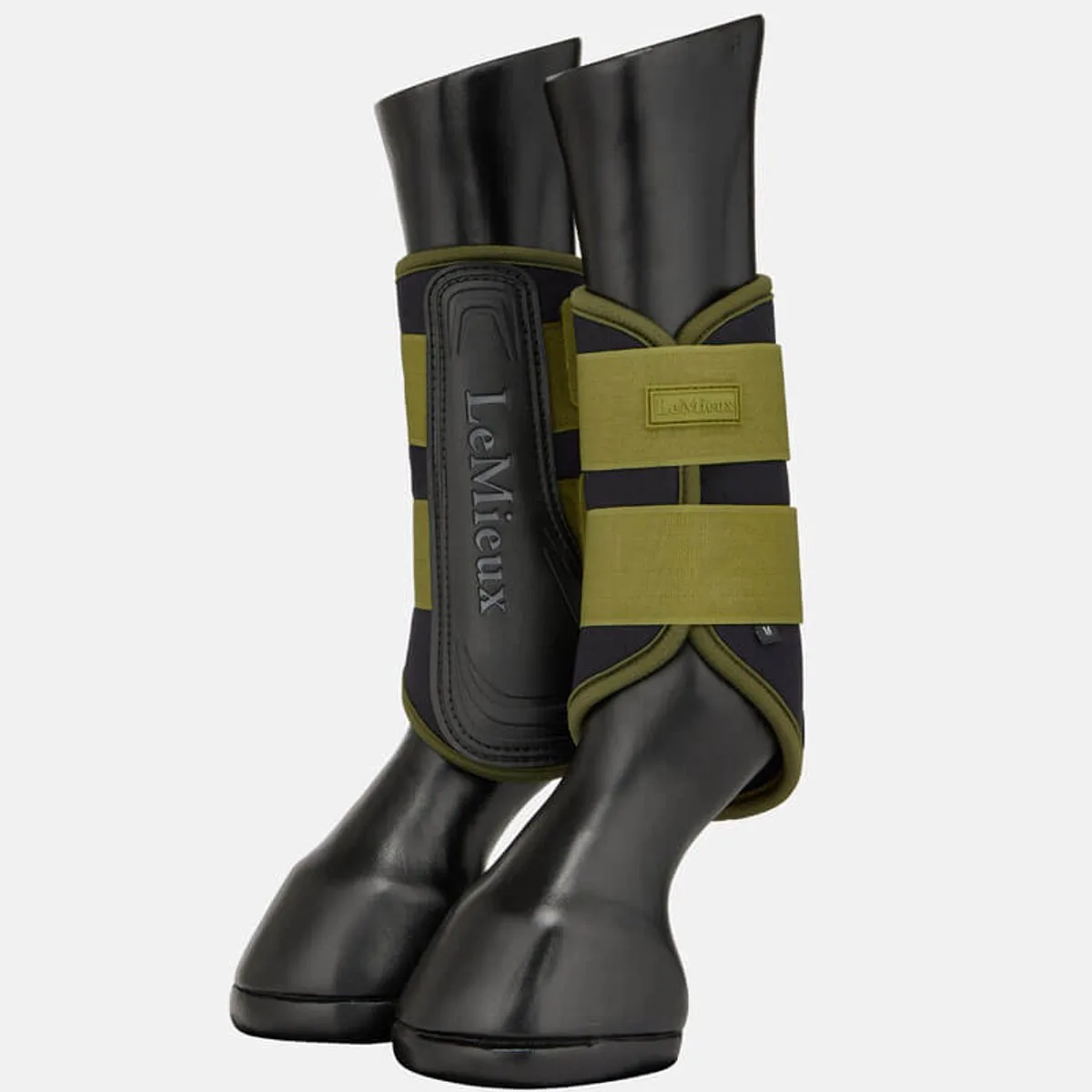 Grafter Brushing Boots LeMieux Air-Tek Gooseberry - M by LeMieux in Green – product photo
