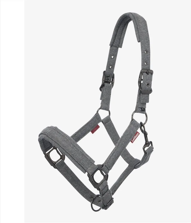 HALSTER ASPEN HERRINGBONE de LeMieux en Gris – photo produit