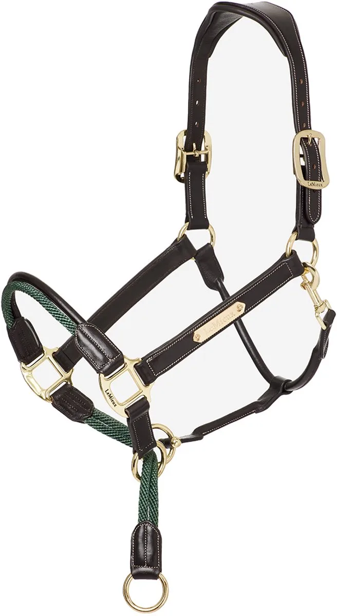 Halster Rope Control - Cob by LeMieux in Brown – product photo