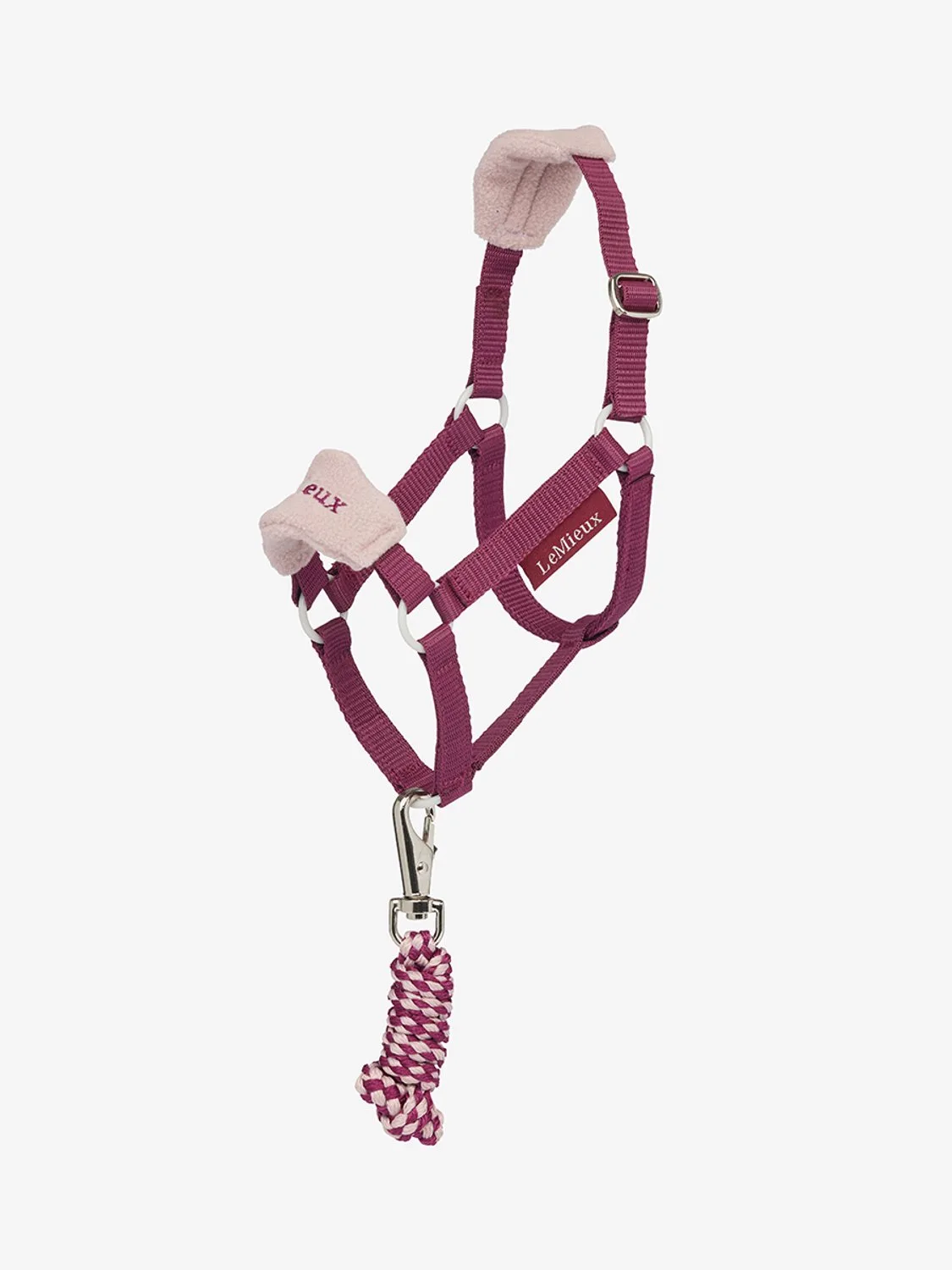 Halsterset Lemieux Hobby Horse Aw26 de LeMieux en Donkerroze – photo produit