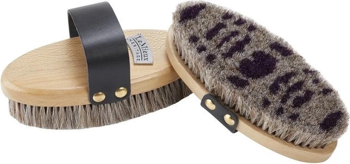 Heritage Dapple Body Borstel de LeMieux en Beige – photo produit