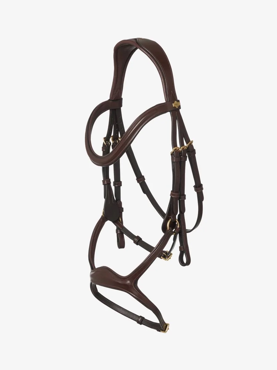Kudos Sport Hoofdstel Cob by LeMieux in Havana, Gold – product photo